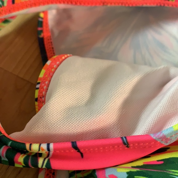 Pink Tropical Floral Boho Cheeky Lined Bikini - Picture 11 of 16